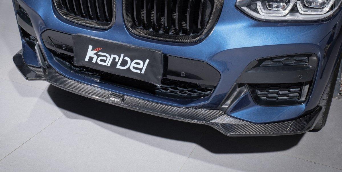 Karbel Carbon Pre-preg Carbon Fiber Front Lip for BMW X3 G01 & X4 G02 2019-2021 - Performance SpeedShop