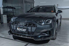 Audi A4 allroad B9.5 2020-ON with Aftermarket Parts - Front Lip Pre-preg Carbon Fiber from Karbel Carbon