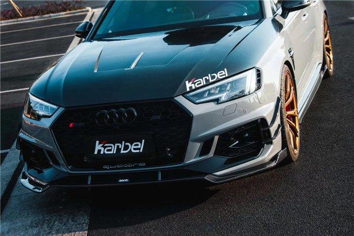 Karbel Carbon Pre-preg Carbon Fiber Full Body Kit For Audi RS4 B9 2018-2019 - Performance SpeedShop
