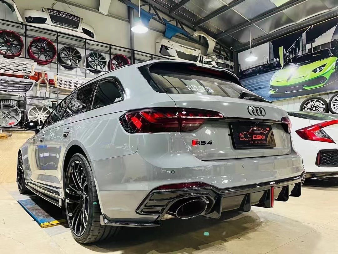 Karbel Carbon Pre-preg Carbon Fiber Full Body Kit For Audi RS4 B9.5 2020-ON - Performance SpeedShop