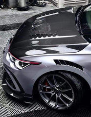 Volkswagen Golf R / GTI / Golf MK8 2022-ON with Aftermarket Parts - Hood Pre-preg Carbon Fiber from Karbel Carbon
