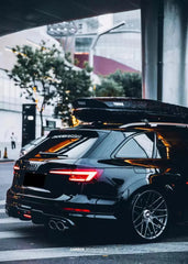 Audi A4 allroad B9 2017 2018 2019 with Aftermarket Parts - Rear Diffuser Pre-preg Carbon Fiber from Karbel Carbon
