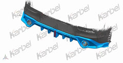 Volkswagen GTI MK8 2022-ON with Aftermarket Parts - Rear Diffuser Pre-preg Carbon Fiber from Karbel Carbon