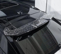 Audi SQ8 Q8 2019-ON with Aftermarket Parts - Rear Roof Spoiler Pre-preg Carbon Fiber from Karbel Carbon
