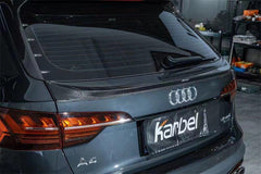 Audi A4 allroad B9 / B9.5 2020-ON with Aftermarket Parts - Rear Trunk Spoiler Pre-preg Carbon Fiber from Karbel Carbon