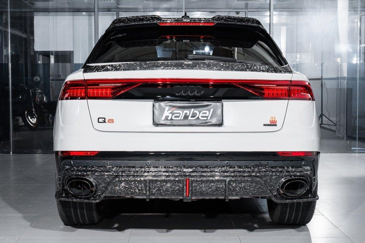 Karbel Carbon Pre-preg Carbon Fiber Rear Trunk Spoiler For Audi SQ8 Q8 S-line 2020-2022 - Performance SpeedShop