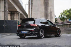 Volkswagen GTI MK8 2022-ON with Aftermarket Parts - Side Skirts Pre-preg Carbon Fiber from Karbel Carbon