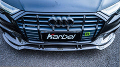 Audi A6 Allroad C8 2020-ON with Aftermarket Parts - V1 Front Lip Pre-preg Carbon Fiber from Karbel Carbon