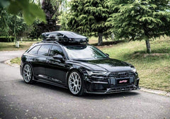 Audi A6 Allroad C8 2020-ON with Aftermarket Parts - V2 Style Front Lip Pre-preg Carbon Fiber from Karbel Carbon