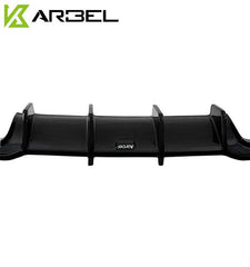 Audi S3 A3 S-line (with s-line bumper) 8V.5 2017 2018 2019 2020 With Aftermarket Parts - V1 Without LED Light Style Rear Diffuser Pre-preg Carbon Fiber from Karbel Carbon