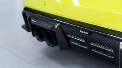 BMW M4 G82 / G83 2021-ON with Aftermarket Parts - Carbon Fiber Rear Diffuser & Canards from Karbel Carbon