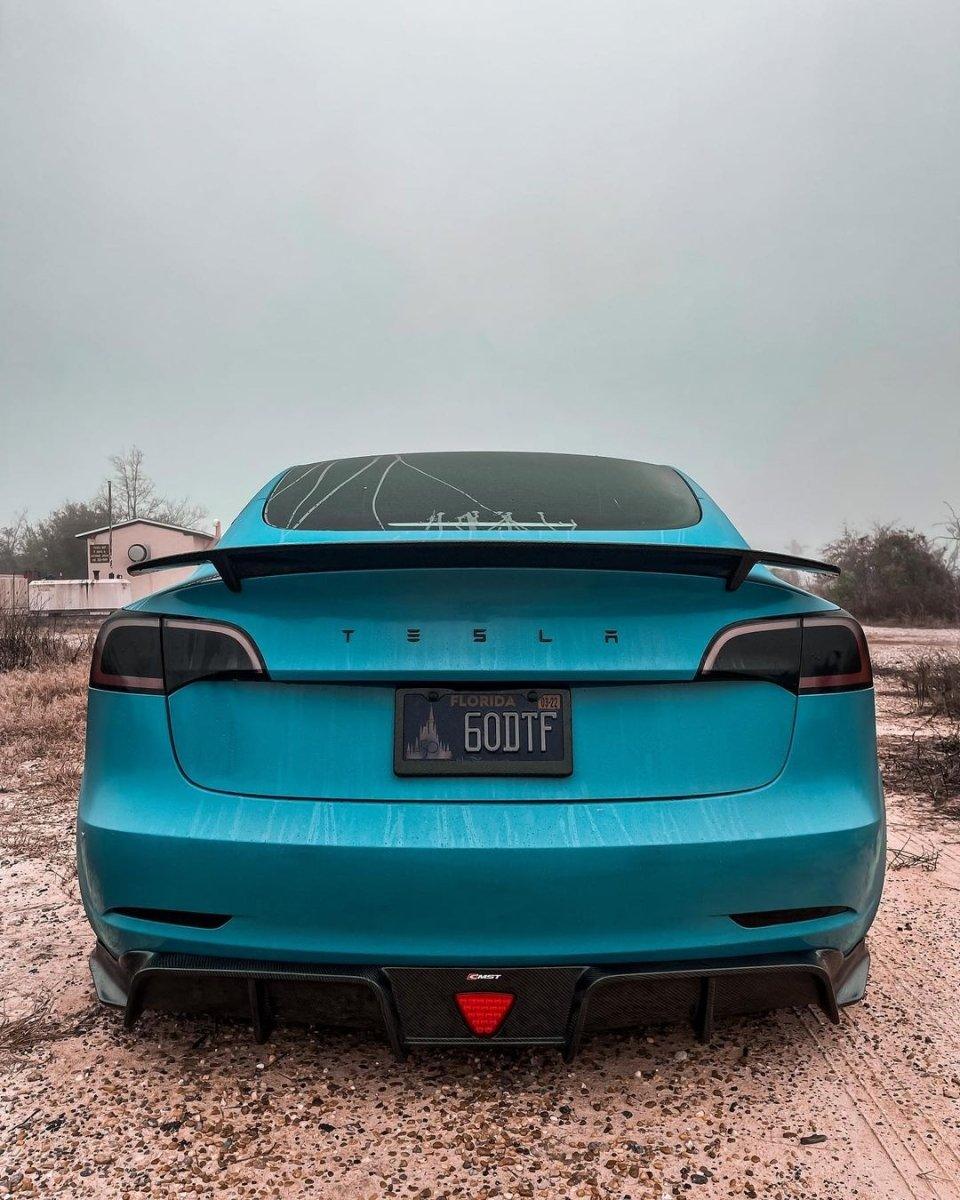 New Release!!! CMST Tesla Model 3 Carbon Fiber Full Body Kit Style E - Performance SpeedShop