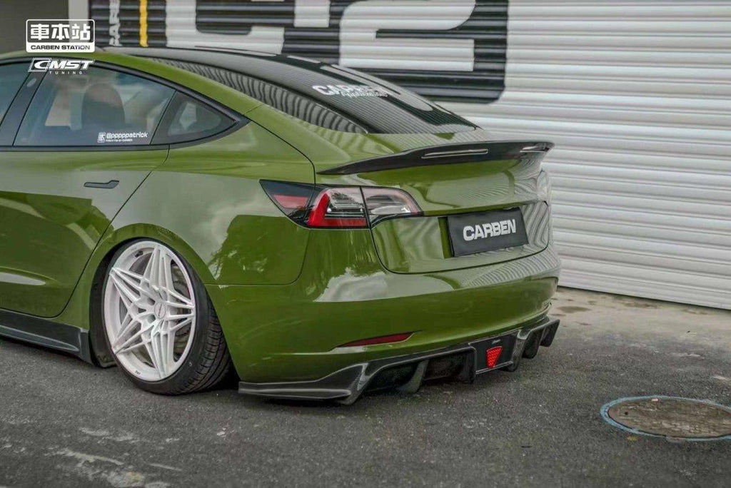 Tesla Model 3 Performance/Base Aftermarket Parts CMST Tuning Rear ...