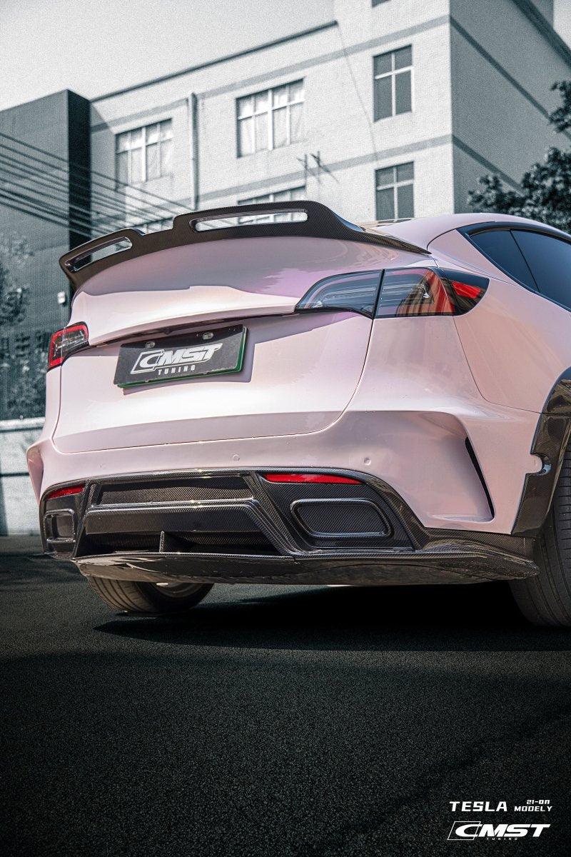 New Release! CMST Tuning Carbon Fiber Rear Bumper ver.1 for Tesla Model Y - Performance SpeedShop