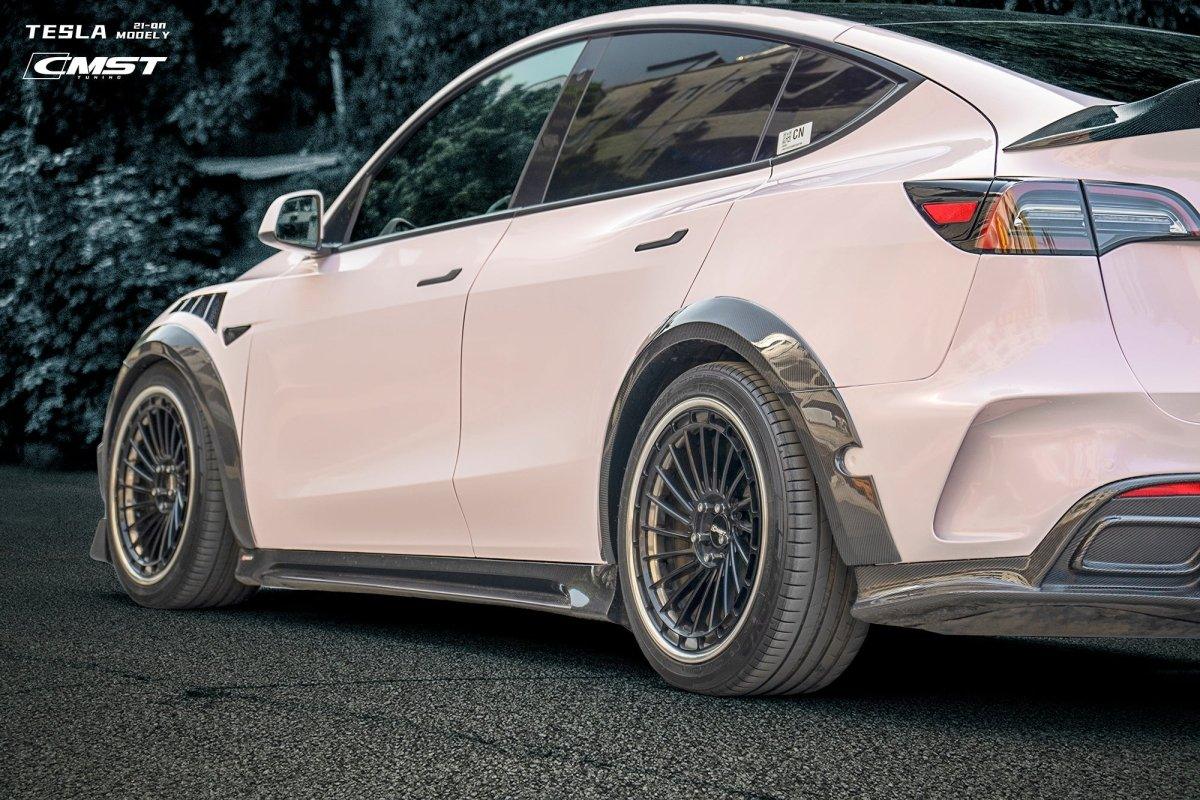 New Release! CMST Tuning Carbon Fiber Rear Bumper ver.1 for Tesla Model Y - Performance SpeedShop