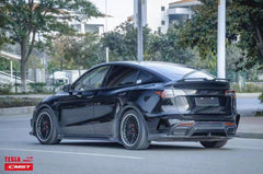 Tesla Model Y Performance AWD Long Range RWD Standard 2020-ON with Aftermarket Parts - V3 Style Rear Diffuser Carbon Fiber / FRP from CMST Tuning