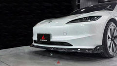 Tesla Model 3 Highland 2024-ON with Aftermarket Parts - AE Style Front Lip Carbon Fiber from?ArmorExtend