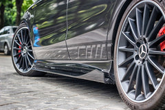 Paktechz C117 2014-2019 CLA-250 CLA-45 AMG Carbon Fiber Side Skirts - Performance SpeedShop