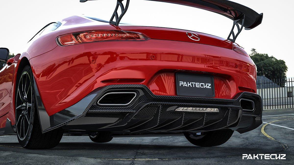 Carbon Fiber Rear Diffuser Ver.1 for Mercedes AMG GT GTS – Carbon Showroom