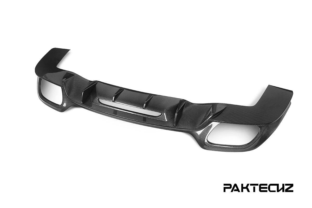 Paktechz Carbon Fiber Rear Diffuser Ver.2 Mercedes benz AMG GT/GTS C190 2015-2017 - Performance SpeedShop