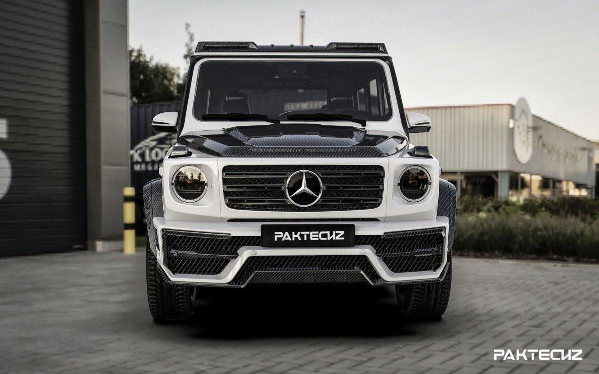 Paktechz Mercedes Benz G-Class Dry Carbon Fiber Front Bumper - Performance SpeedShop