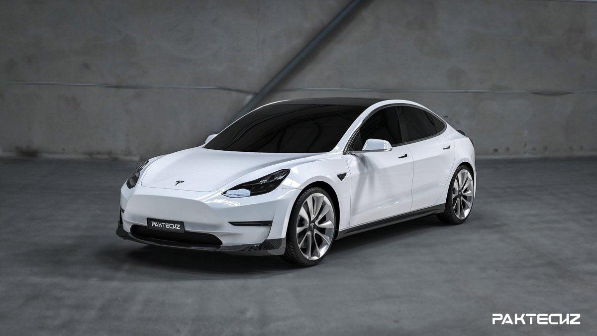 Paktechz Tesla Model 3 Dry Carbon Fiber Full Body Kit – Carbon Showroom