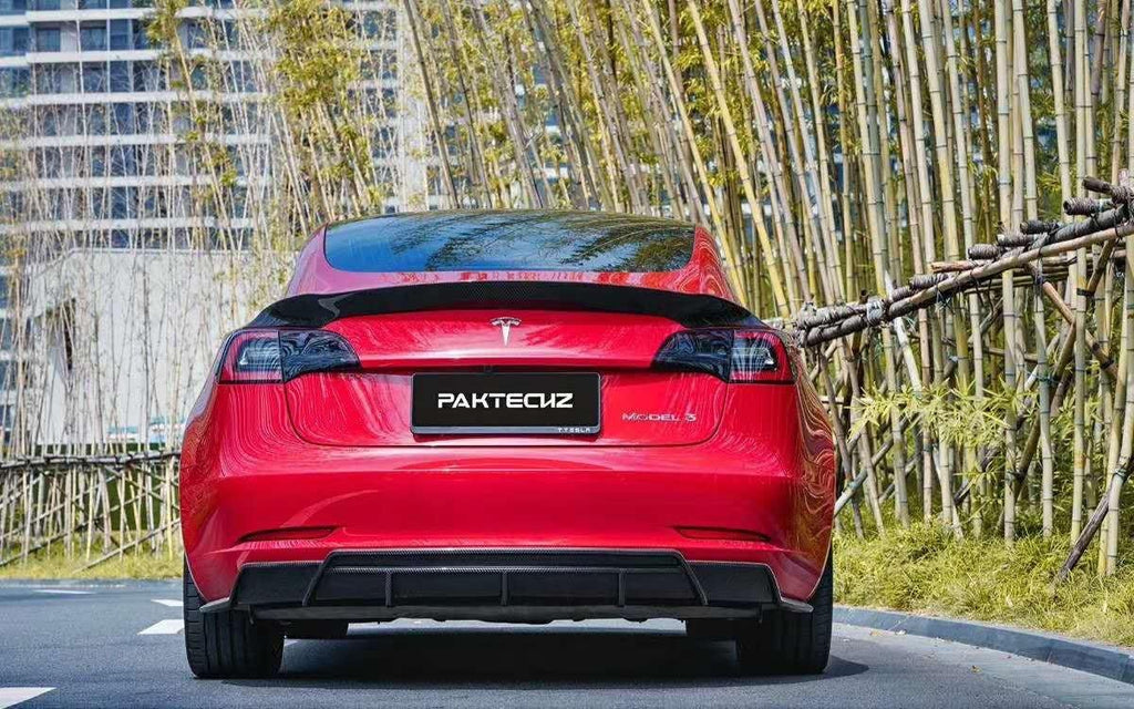 Style and Speed Combined: Tesla Model 3 Rear Diffuser – Carbon Showroom