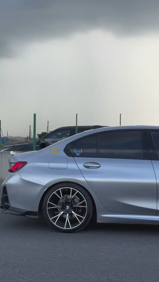 VTEN ABS Gloss Black Rear Diffuser & Canards for BMW 3 Series G20 330i M340i 2023-ON LCI