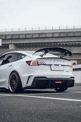 RCL Vista V1 Smart Active Aero Rear Spoiler Wing For Tesla Model 3 Carbon Fiber - Performance SpeedShop
