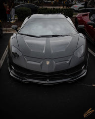 Aero Republic Carbon Fiber Hood Bonnet Ten Style Lamborghini Aventador LP700 Pre-preg Carbon Fiber Hood Bonnet Ten Style
