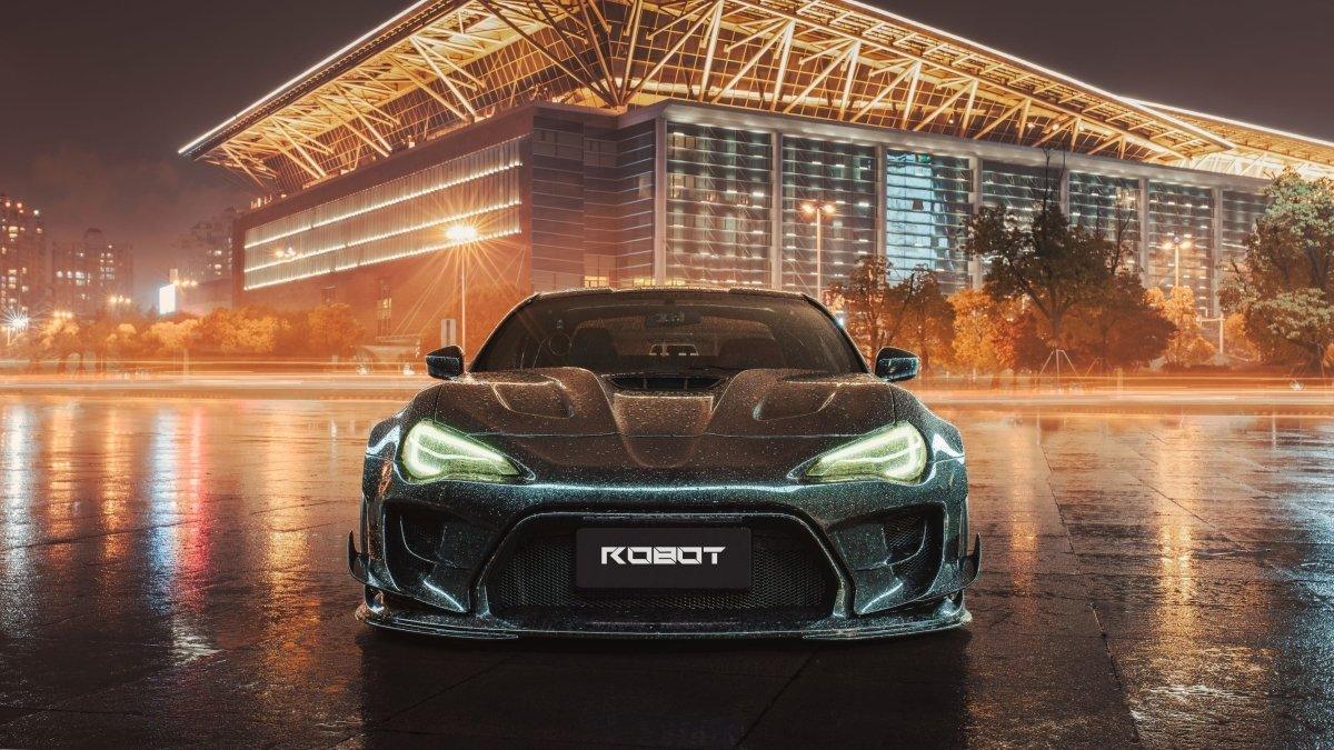 Toyota GT86 86 TRD GT SE Base ZN6 2017 2018 2019 2020 & Scion FR-S FRS ZN6 2013 2014 2015 2016 & BRZ TS Limited Premium ZN6 2013 2014 2015 2016 2017 2018 2019 2020 (compatible with ROBOT widebody kit) with Aftermarket Parts - Replacement Front Lip Only & Front Bumper & Lip Carbon Fiber / FRP from Robot Craftsman