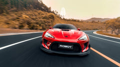 Toyota GT86 86 TRD GT SE Base ZN6 2017 2018 2019 2020 & Scion FR-S FRS ZN6 2013 2014 2015 2016 & BRZ TS Limited Premium ZN6 2013 2014 2015 2016 2017 2018 2019 2020 (compatible with ROBOT widebody kit) with Aftermarket Parts - Replacement Front Lip Only & Front Bumper & Lip Carbon Fiber / FRP from Robot Craftsman