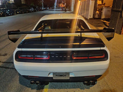 ROBOT CRAFTSMAN Carbon Fiber or FRP Swan Neck Hammer GT Wing For Dodge Challenger Scatpack RT Hellcat - Performance SpeedShop