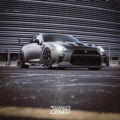 ROBOT CRAFTSMAN Carbon Fiber or FRP Swan Neck Hammer GT Wing For Nissan GTR R35 - Performance SpeedShop