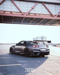 ROBOT CRAFTSMAN Carbon Fiber or FRP Swan Neck Hammer GT Wing For Nissan GTR R35 - Performance SpeedShop