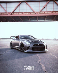 ROBOT CRAFTSMAN Carbon Fiber or FRP Swan Neck Hammer GT Wing For Nissan GTR R35 - Performance SpeedShop