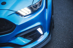 Ford Mustang Ecoboost V6 GT S550.1 2015 2016 2017 with Aftermarket Parts - "CAVALIER" Hood & Replacement Hood Carbon Fiber / FRP from Robot Craftsman