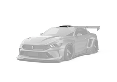 Mustang Ecoboost V6 GT March1 Bullitt S550.1 S550.2 2015 2016 2017 2018 2019 2020 2021 2022 2023 with Aftermarket Parts - "DAWN & DUSK" Roof Scoop Carbon Fiber / FRP from Robot Craftsman