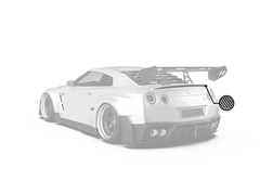 Nissan GTR Nismo T-Spec Black Edition Track Edition Premium Pure 2008 2009 2010 2011 2012 2013 2014 2015 2016 2017 2018 2019 2020 2021 2022 2023 2024 with Aftermarket Parts - "Godzilla" Rear Ducktail Spoiler Carbon Fiber / FRP from Robot Craftsman