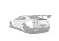 Nissan GTR Nismo T-Spec Black Edition Track Edition Premium Pure 2008 2009 2010 2011 2012 2013 2014 2015 2016 2017 2018 2019 2020 2021 2022 2023 2024 with Aftermarket Parts - "Godzilla" Rear Ducktail Spoiler Carbon Fiber / FRP from Robot Craftsman