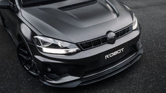 Volkswagen Golf R GTI Base MK7 MK7.5 2015 2016 2017 2018 2019 2020 2021 with Aftermarket Parts - Hood Bonnet Carbon Fiber / FRP from Robot Craftsman