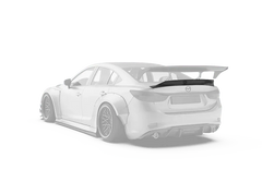 Mazda Mazda6 Sport Grand Touring Singature Carbon Edition 2014 2015 2016 2017 2018 2019 2020 2021 2022 with Aftermarket Parts - Ducktail Rear Spoiler Carbon Fiber / FRP from Robot Craftsman