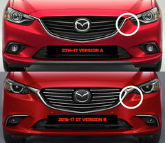 Mazda6 Sport Grand Touring Singature Carbon Edition 2014 2015 & Mazda6 Grand Touring 2016 2017 & Mazda6 Sport Grand Touring Singature Carbon Edition 2014 2015 2016 2017 2018 2019 2020 2021 2022 with Aftermarket Parts - 2014-2017 Version A / 2016-2017 Version B Front Bumper & Lip & Lower Front Splitter Lower Splitter from Robot Craftsman