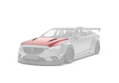 Mazda6 Sport Grand Touring Singature Carbon Edition 2014 2015 2016 2017 with Aftermarket Parts - Hood Bonnet Carbon Fiber / FRP from Robot Craftsman