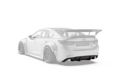 Mazda6 Sport Grand Touring Singature Carbon Edition 2014 2015 2016 2017 with Aftermarket Parts - Rear Diffuser Carbon Fiber / FRP from Robot Craftsman