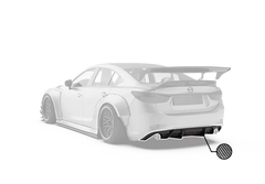 Mazda6 Sport Grand Touring Singature Carbon Edition 2014 2015 2016 2017 with Aftermarket Parts - Rear Diffuser Carbon Fiber / FRP from Robot Craftsman