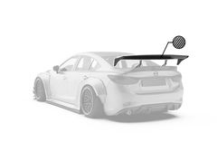 Mazda Mazda6 Sport Grand Touring Singature Carbon Edition 2014 2015 2016 2017 2018 2019 2020 2021 2022 with Aftermarket Parts - Rear Spoiler Wing Carbon Fiber / FRP from Robot Craftsman