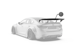 Mazda Mazda6 Sport Grand Touring Singature Carbon Edition 2014 2015 2016 2017 2018 2019 2020 2021 2022 with Aftermarket Parts - Rear Spoiler Wing Carbon Fiber / FRP from Robot Craftsman