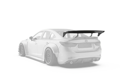 Mazda Mazda6 Sport Grand Touring Singature Carbon Edition 2014 2015 2016 2017 2018 2019 2020 2021 2022 with Aftermarket Parts - Rear Spoiler Wing Carbon Fiber / FRP from Robot Craftsman