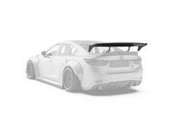 Mazda Mazda6 Sport Grand Touring Singature Carbon Edition 2014 2015 2016 2017 2018 2019 2020 2021 2022 with Aftermarket Parts - Rear Spoiler Wing Carbon Fiber / FRP from Robot Craftsman